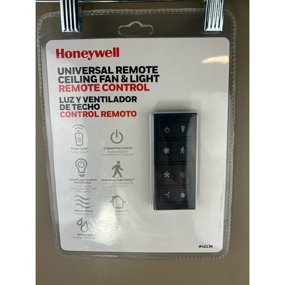 Honeywell 3-Speed Universal Ceiling Fan Remote Control new - Picture 5 of 9